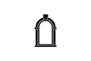 Vintage Arch Window Silhouette, a Graphic by hafijul (Thumbnail 3 of 10)