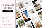 Instagram Stories Templates, a Social Media Template by Stillbrook Designs (Thumbnail 1 of 5)