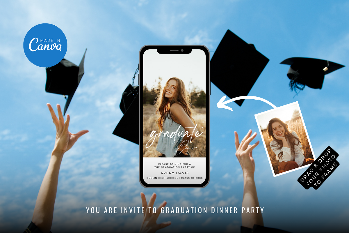 Graduation Invitation Class of 2025, an Invitation Template by Earth5168 (Photo 2 of 9)