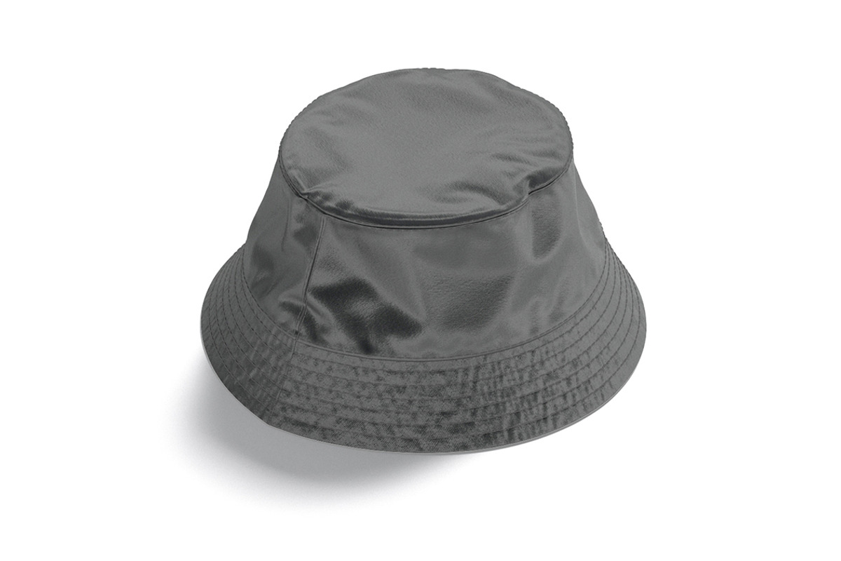 Black Nylon Bucket Hat 3D Model, an Object 3D Model by rebrandy (Photo 4 of 10)