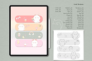 Procreate Sketch Kawaii Stamp Brush, a Brush Add-On by MISTstudioDesign (Thumbnail 5 of 10)