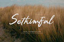 Sethimfal | Casual Handwritten Font