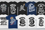 50 Astronaut Tshirt Designs Bundle, an Illustration by roach_graphic (Thumbnail 7 of 7)