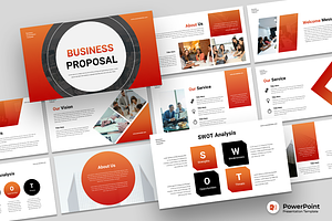 Business Proposal - PowerPoint, a Presentation Template by QR Design Studio