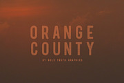 Orange County - Sans Serif, a Sans Serif Font by Outback Design Co. (Thumbnail 5 of 5)