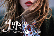 Gypsy Portrait Photoshop Actions, an Action Add-On by skybluecreative (Thumbnail 1 of 6)