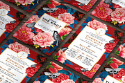 FLOWER WEDDING INVITATION, an Invitation Template by Totem Invitation House (Thumbnail 5 of 6)