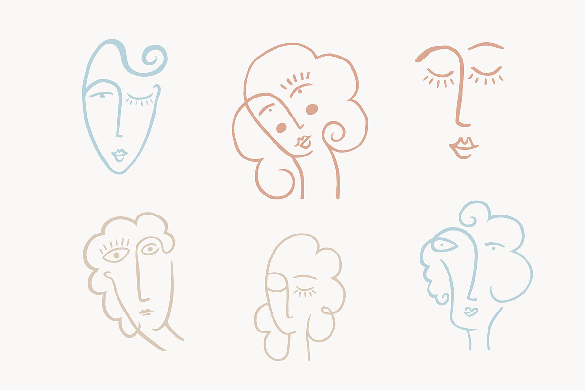 Boho & Abstract Doodles, a Person Illustration by Paulina Sara Design (Photo 4 of 23)