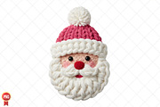 Crochet Faux Yarn Christmas Santa, an Illustration by SinaCreation (Thumbnail 1 of 7)