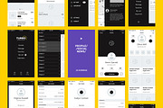 TURBO iOS Wireframe Kit, a Wireframe Template by Just UI (Thumbnail 7 of 11)