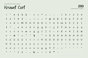Kruwel Curl – Sans, a Sans Serif Font by Gookkis Studio (Thumbnail 5 of 17)