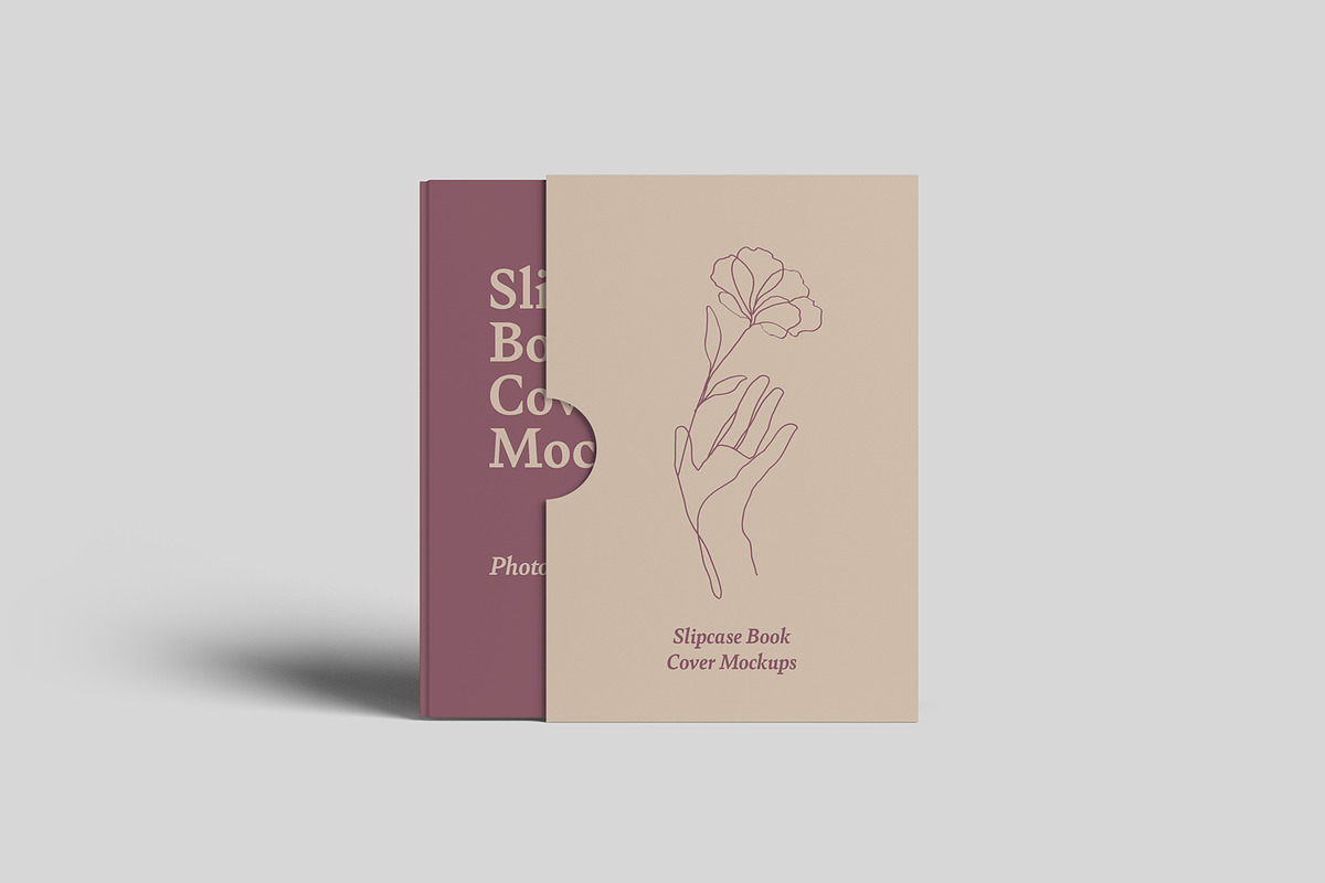 Slipcase Book Cover Mockups, a Print Template by artimasa (Photo 3 of 6)