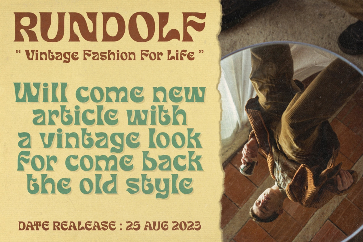 Suncos - Retro Funk Font!, a Serif Font by HansCo Studio (Photo 7 of 11)