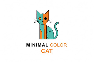 Minimal Color Cat, a Branding & Logo Template by Logocreative