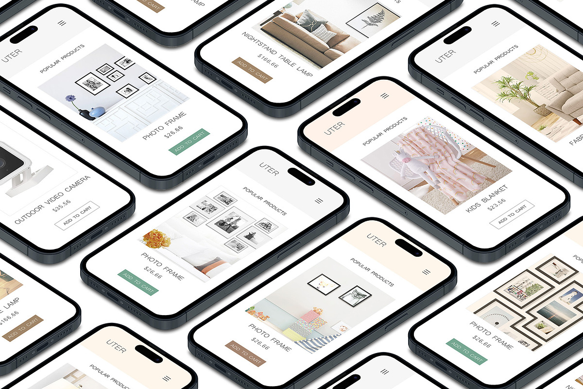 3D iPhone Presentation Mock-Up 21, an iPhone Mockup by Graphicsworld125 (Photo 1 of 7)