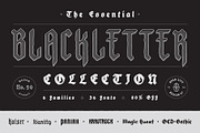 The Essential Blackletter Collection, a Blackletter Font by OPENCITYDESIGNCO (Thumbnail 1 of 8)