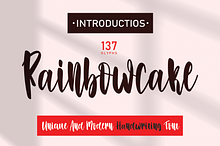 Rainbowcake | Handwriten Font
