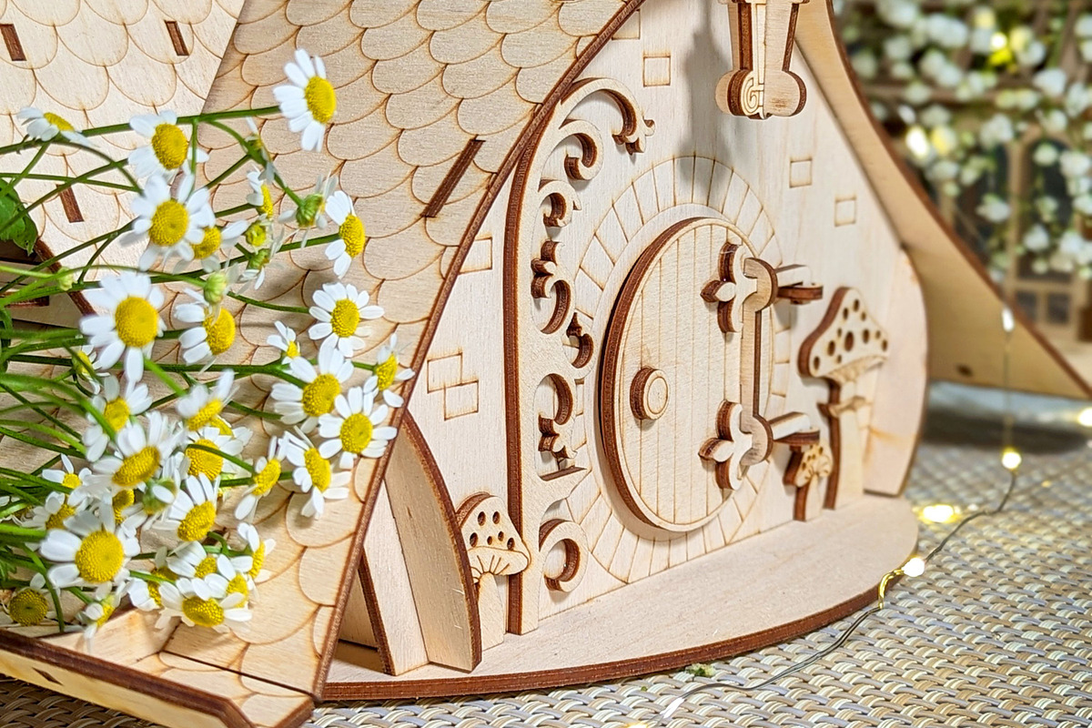 Fantasy dollhouse - Laser Cut File, an Object Graphic by VectorPainter (Photo 3 of 10)