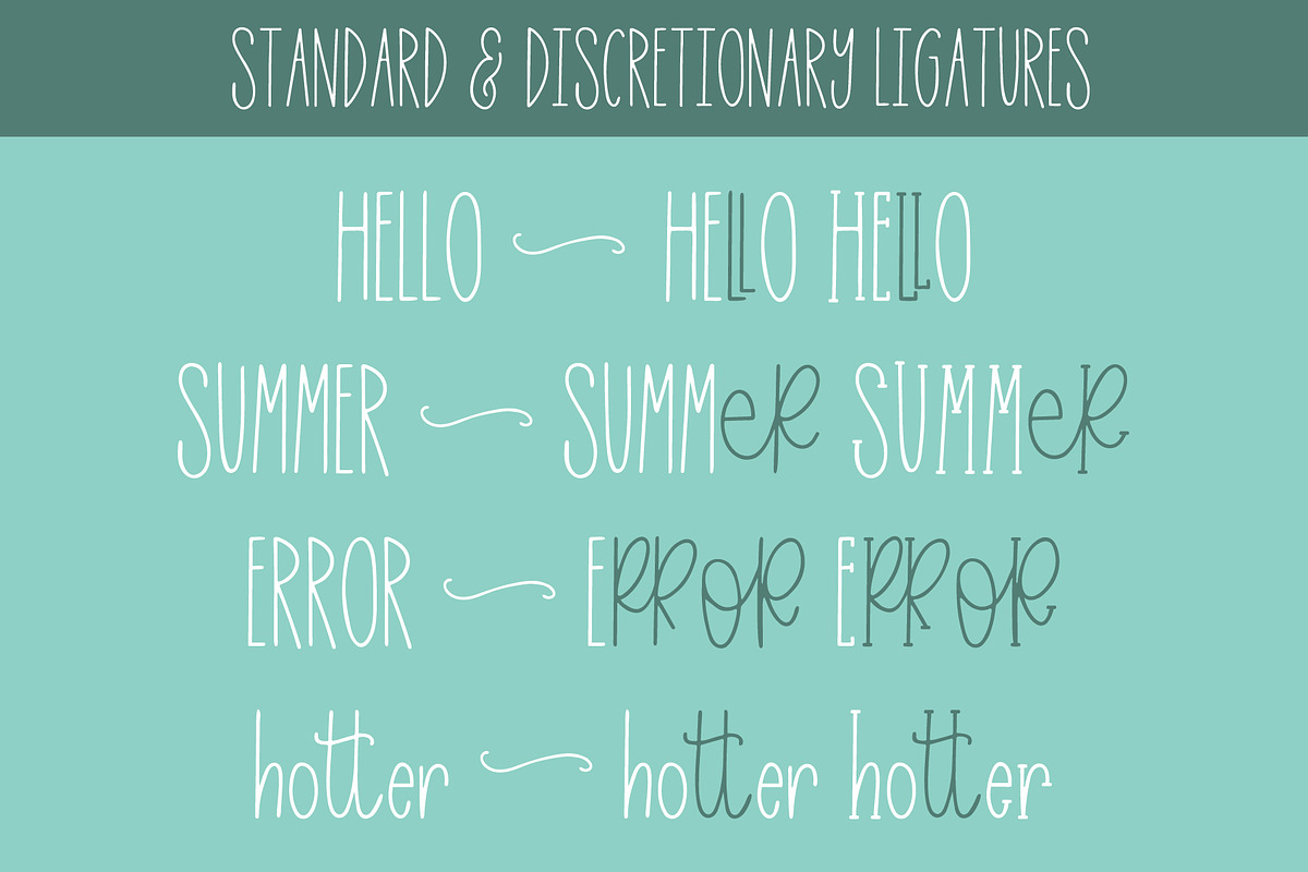Easy Breezy Trio, Sans Serif Doodle, a Sans Serif Font by Jordyn Alison Designs (Photo 9 of 15)