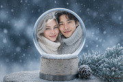 Snow Globe Photo Effect Template, a Social Media Template by DesignerCandies (Thumbnail 3 of 4)