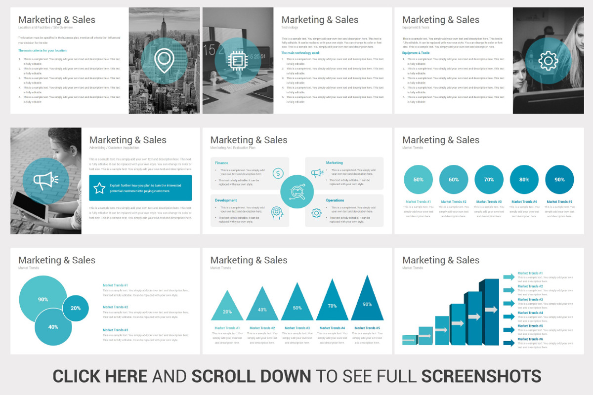 Business Plan PowerPoint Template, a Presentation Template by SlideSalad (Photo 18 of 50)