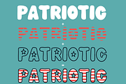 Meowica | A 4th of July Font Family, a Font by The Pretty Letters (Thumbnail 5 of 7)