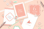 A Cute Love - Romantic Clipart, an Object Graphic by Euonia Meraki (Thumbnail 6 of 11)
