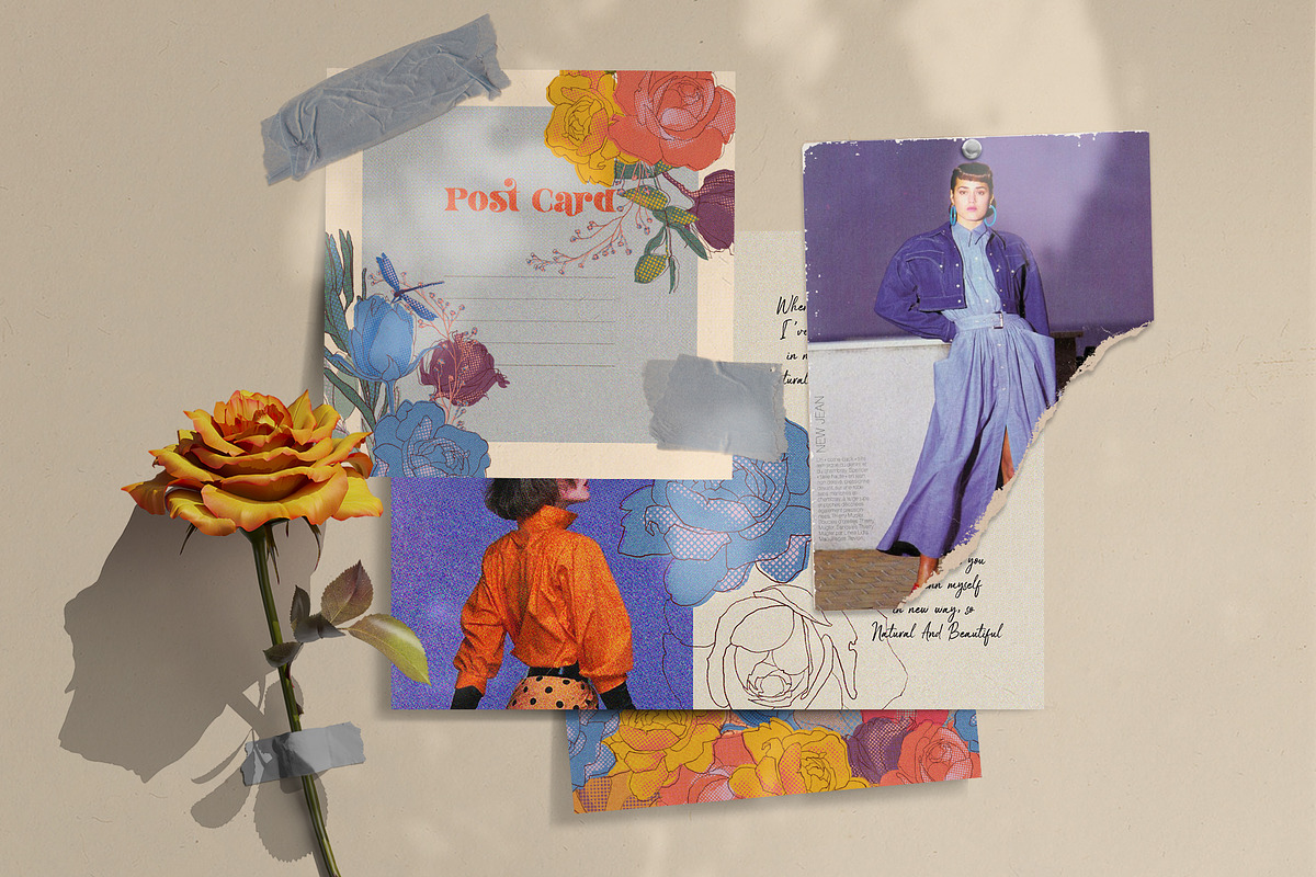 Retro Floral Summer Garden, an Object Illustration by Colden Blue (Photo 2 of 11)