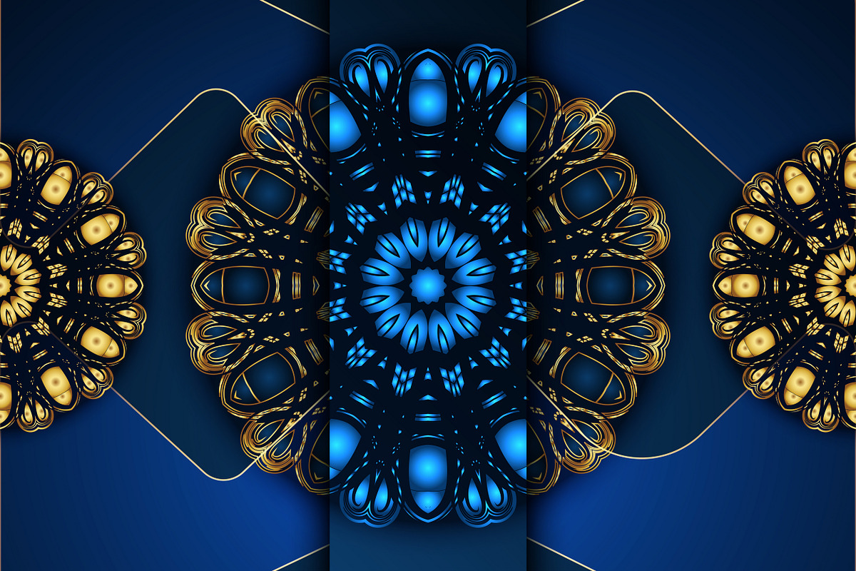 Mandala Oriental Floral art Bundle, a Background Graphic by NJ Himel (Photo 51 of 97)