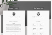 Clean Modern Resume Template, a Resume Template by DemeDesign (Thumbnail 3 of 6)