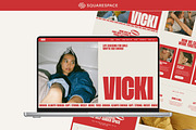 Red Squarespace Website Template, a Squarespace Template by Of July Studio (Thumbnail 1 of 11)