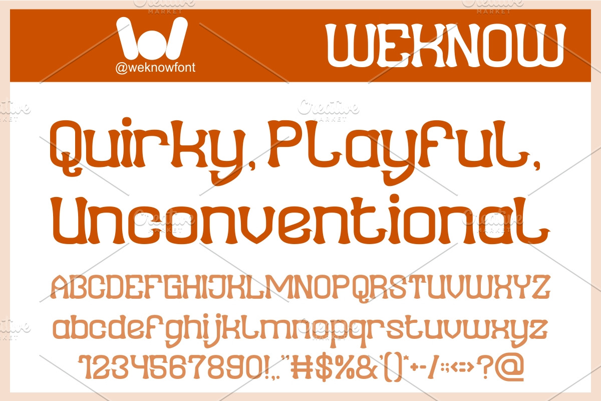 Funky Groove font, a Sans Serif Font by weknow (Photo 2 of 8)