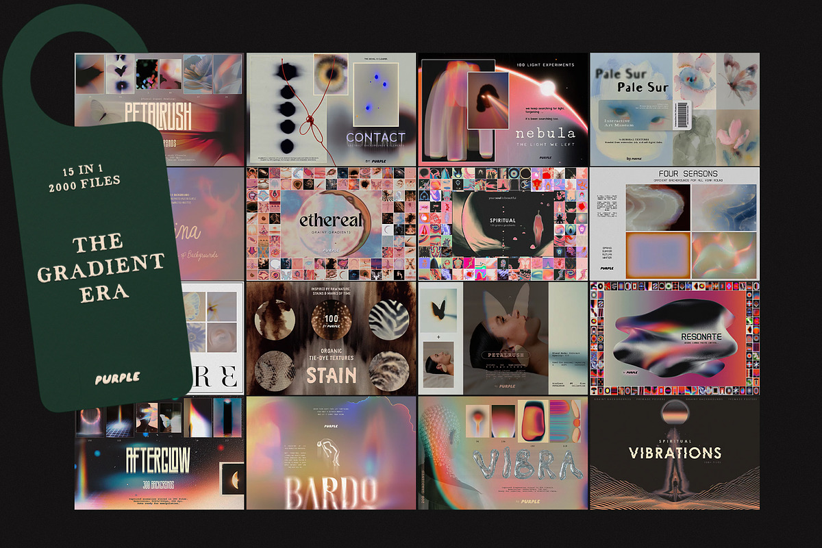 15 in 1: THE GRADIENT ERA, a Background Graphic by Purple (Photo 1 of 16)