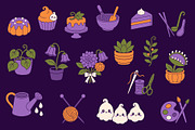 49 Cozy Halloween Ghost Illustration, a Seasonal Illustration by Christine Krahl (Thumbnail 17 of 18)