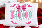 Pink Boo Halloween PNG, a Seasonal Illustration by DreamCafeArt (Thumbnail 5 of 7)