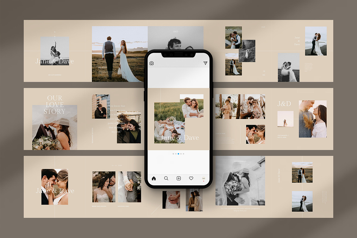 Amore - Wedding Gallery Carousel, a Social Media Template by Visuel Colonie® (Photo 13 of 13)