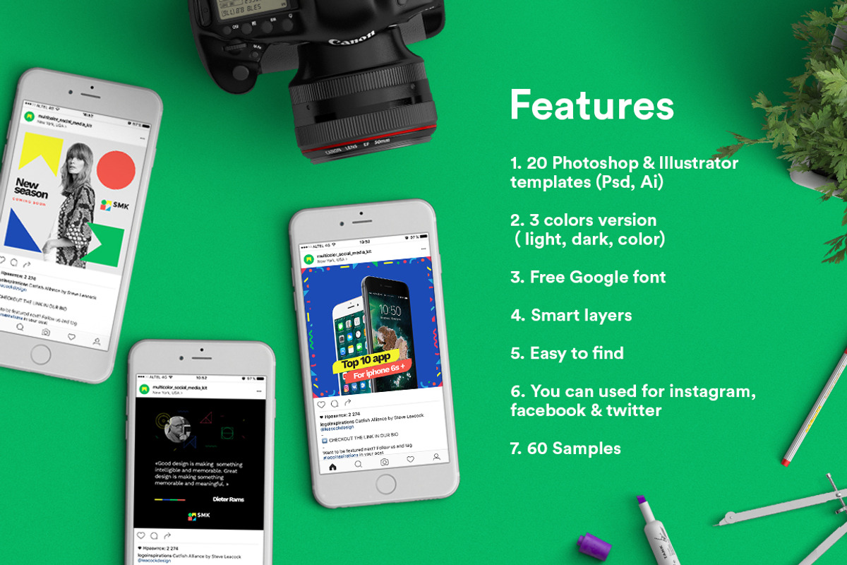 Multicolor Pack, a Templates & Theme by Amirzhanuly (Photo 6 of 9)