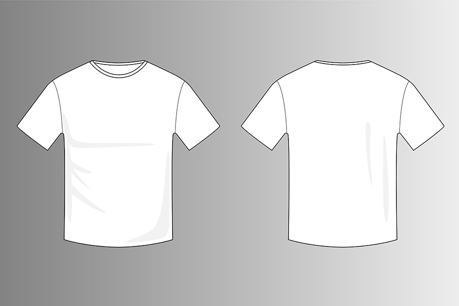 blank white t-shirt template | Shirt Mockups ~ Creative Market