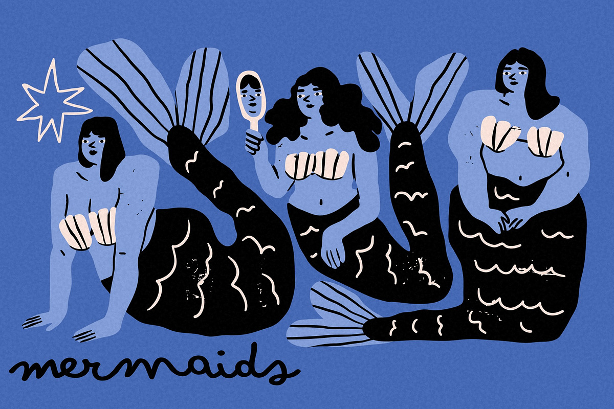 Mermaids, a Person Illustration by Twisted Tail (Photo 4 of 6)