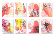 Abstract floral collection, a Decorative Illustration by Polanika (Thumbnail 2 of 12)