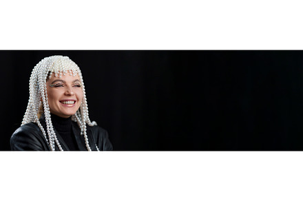 Panoramic photo of a woman with, a Beauty & Fashion Photo by Iván Moreno STOCK PHOTO