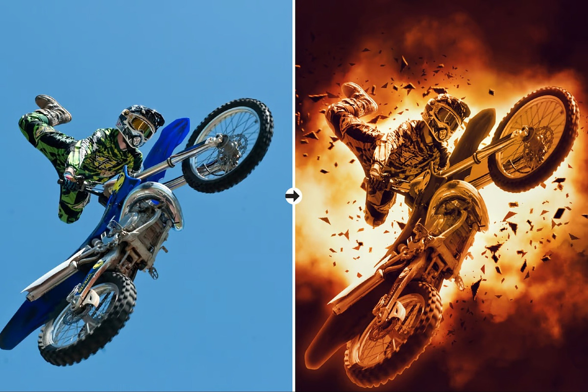 Explosion Effect Photoshop Action, an Action Add-On by Hubzway (Photo 8 of 10)