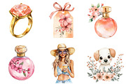 Peach Blush Summer Planner Clipart, a Seasonal Illustration by CitraGraphics (Thumbnail 3 of 7)