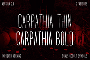 Carpathia Typeface + Extras, a Symbol Font by Von Type Co (Thumbnail 2 of 10)