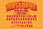 Mastodon Display Font, a Serif Font by TriDub Design Co. (Thumbnail 4 of 5)