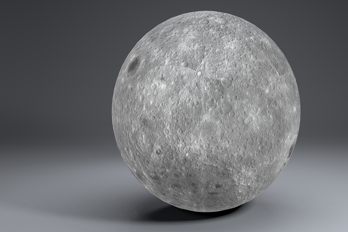 Moon Globe 11k, an Environmental 3D Model by Flash My Pixel (Photo 7 of 9)