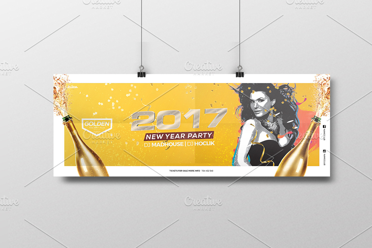 New Year Flyer, a Flyer Template by lawless graphic (Photo 1 of 3)