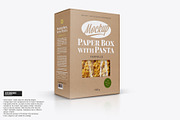 Kraft Box with Pasta Mockup, a Packaging Mockup by Reformer Mockup (Thumbnail 3 of 4)