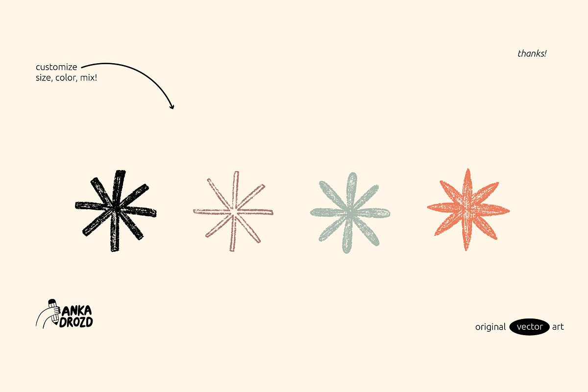 Asterisk Pencil Object, an Object Graphic by AnkaDrozd (Photo 4 of 4)