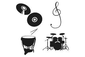 Music Icons Set 1 Procreate Brush